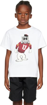 UNDERCOVER Kids White Varsity T-Shirt