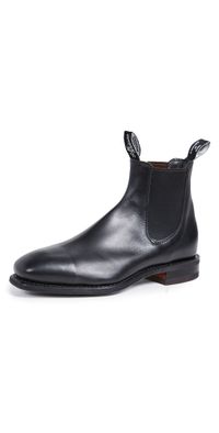 R. M. Williams Comfort RM Leather Chelsea Boots Black 12