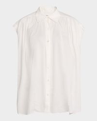 Nessa Button-Front Top