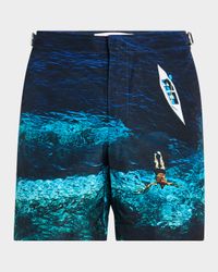Men's Bulldog Photographic Deep Sea Swim Shorts