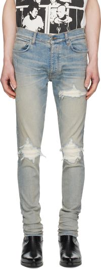 AMIRI Blue MX1 Ultrasuede Jeans