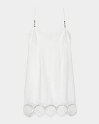 Susana Seashell Embroidered Mini Dress