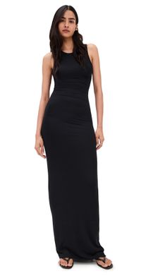 Éterne Sleeveless Crewneck Maxi Dress Black M
