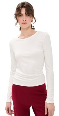 Z Supply Second Skin Crew Tee Cloud S