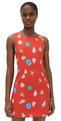 Never Fully Dressed Red Shell Ioana Mini Dress Red 18