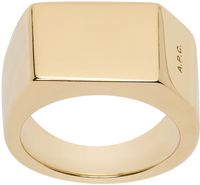 A.P.C. Gold Minimal Ring