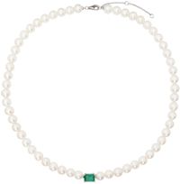 Yvonne Léon Off-White Perles Necklace