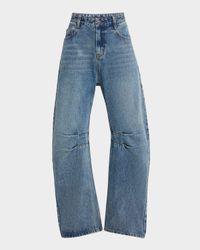 Curved Dart Leg Jeans