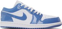 Nike Jordan White & Blue Air Jordan 1 Low SE Sneakers