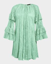 Matcha Lace Mini Dress