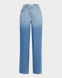 Naiya Embellished Wide-Leg Jeans