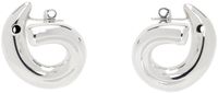 Bottega Veneta Silver Sardine Earrings