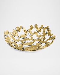 Butterfly Ginkgo Centerpiece Bowl