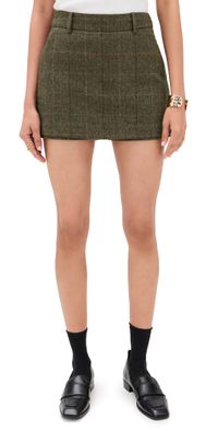 Favorite Daughter The Spencer Skort Mocha Plaid 10