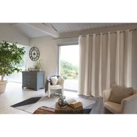L'effet Papillon - Rideaux occultant et thermique - Taille 280x260 - Beige