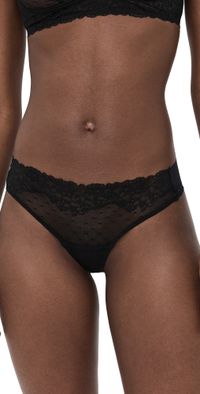 Commando Double Take Lace Thong Beige S/M