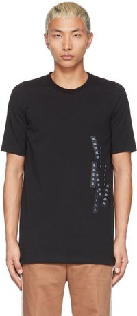 doublet Black Stretching Onesize T-Shirt