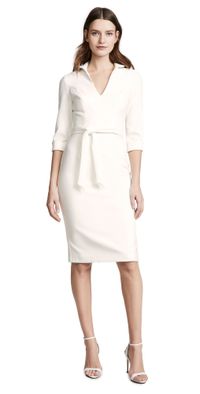 Black Halo Madeline Sheath Dress Pacific Blue 4