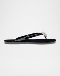 Double Heart Rubber Thong Sandals