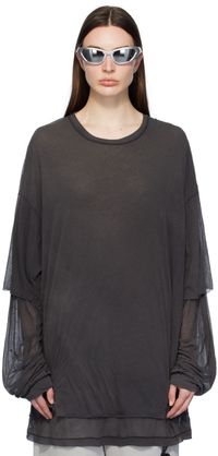 doublet Black Layered Long Sleeve T-Shirt