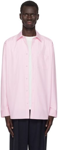 The Row Pink Ezra Shirt