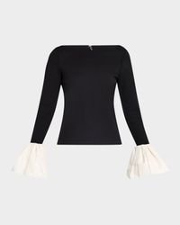 Paige Voluminous Cuff Top