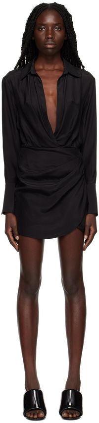 Gauge81 Black Naha Minidress