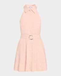 Beau Sleeveless Linen Mini Dress