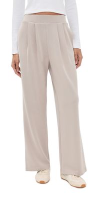 Sweaty Betty Sand Wash Wide Leg Trousers Dusk Beige L