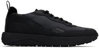 Hugo Black Paneled Sneakers