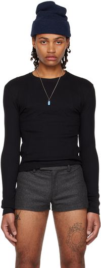 K.NGSLEY Black Dani Long Sleeve T-Shirt