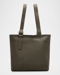 Men's Loop Zipped Leather Tote Bag