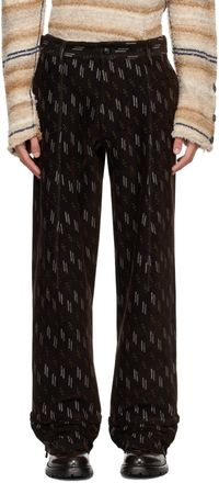 Kiko Kostadinov Brown Jacklight Trousers