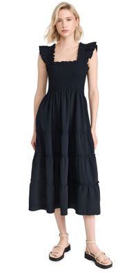 Hill House Home The Ellie Crepe Nap Dress Black S
