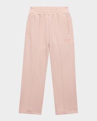 Girl's Star Logo Jogging Pants, Size 6-12