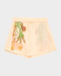 Water Blossoms Bijou Coverup Shorts