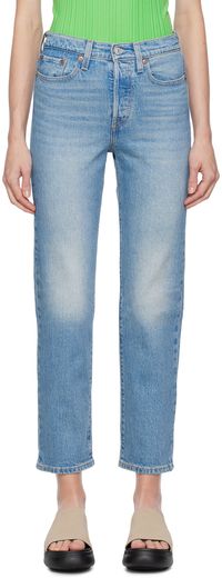 Levi's Blue Wedgie Straight Fit Jeans