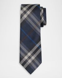 Men's Check Silk Tie