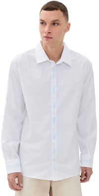 Fanm Mon Eren Embroidered Shirt White XL