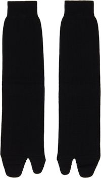 Maison Margiela Chaussettes noires à bout Tabi