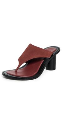 A. EMERY Hardie Heeled Sandals Brick Suede 35