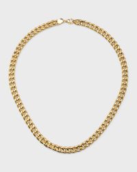 14K Gold Large Miami Cuban Link Necklace, 16"L