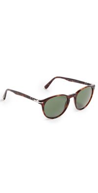 Persol Galleria Phantos Sunglasses Havana/Green One Size
