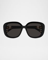 Round Acetate Sunglasses