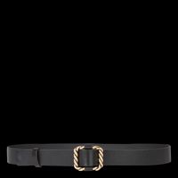 Pieces - Ceinture en cuir - Taille 95 - Noir