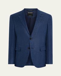 Men's Prince of Wales Crossover Sport Coat