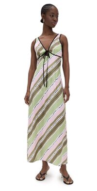 Madison the Label Tamika Maxi Dress Stripe M