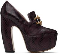 Bottega Veneta Burgundy Mostra Pumps