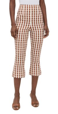 FAITHFULL Valeria Capri Pants Gingham Cedar 8
