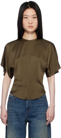 Isabel Marant T-shirt Karlita brun